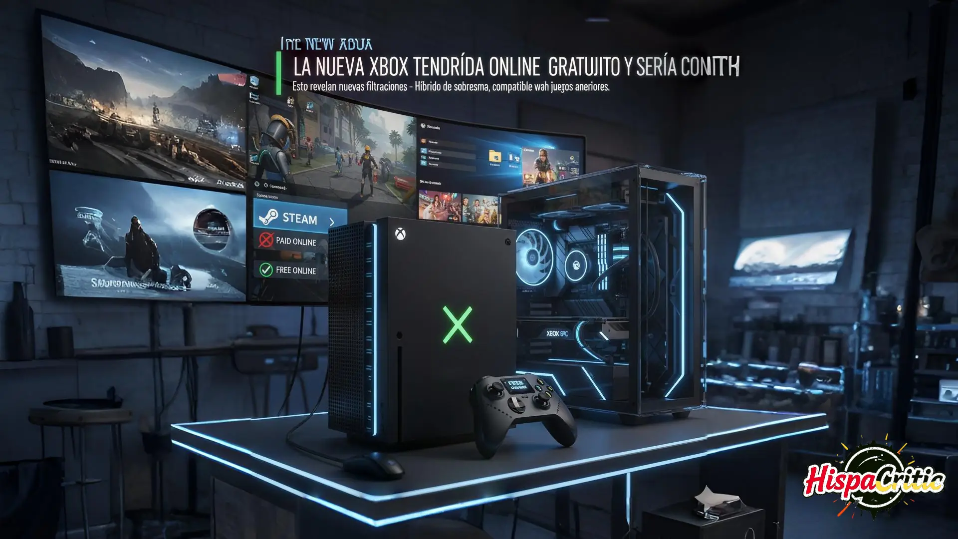 ¡BOMBAZO! ¿Online GRATIS en la Nueva Xbox? La filtración que la convierte en un PC y lo REVOLUCIONA todo