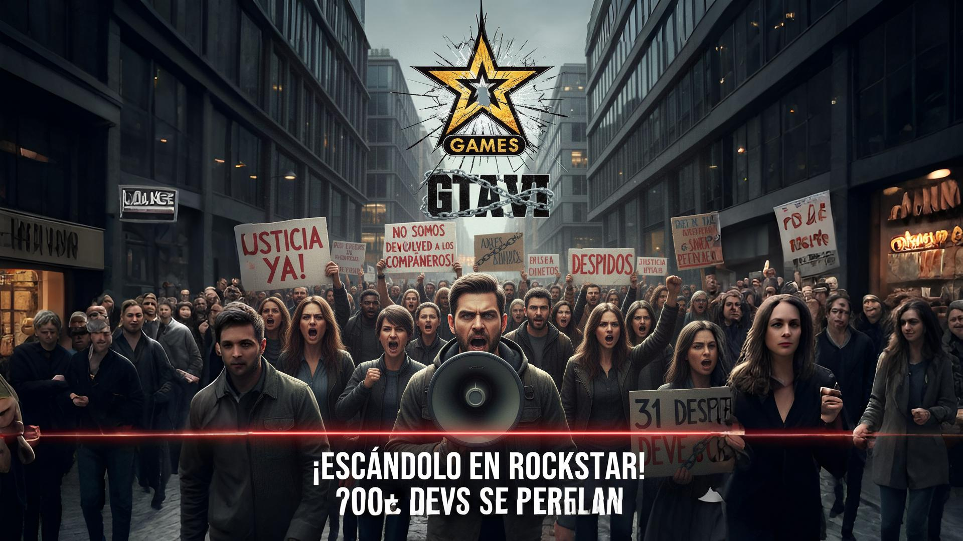 ¡Escándalo en Rockstar! Más de 200 desarrolladores se rebelan y exigen justicia por despidos «ilegales»