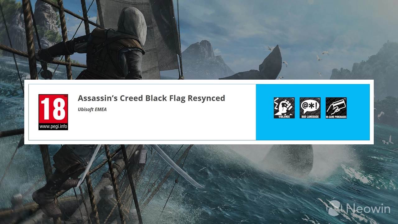 El remake de Assassin’s Creed Black Flag es una realidad y YA TIENE NOMBRE oficial filtrado por PEGI