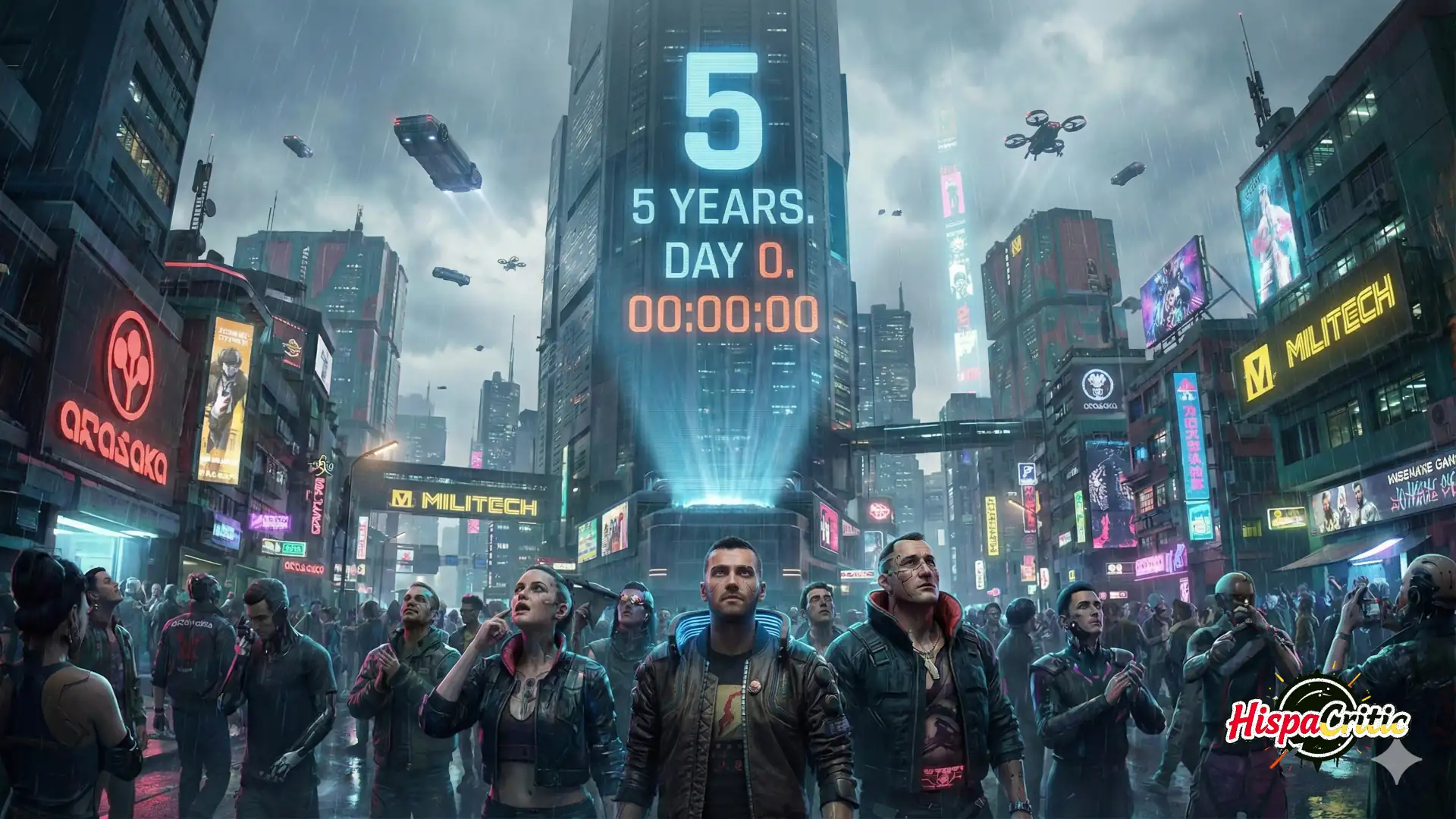 ¡OJO! Cyberpunk 2077 desata la locura con un mensaje SECRETO antes de su aniversario 🤫