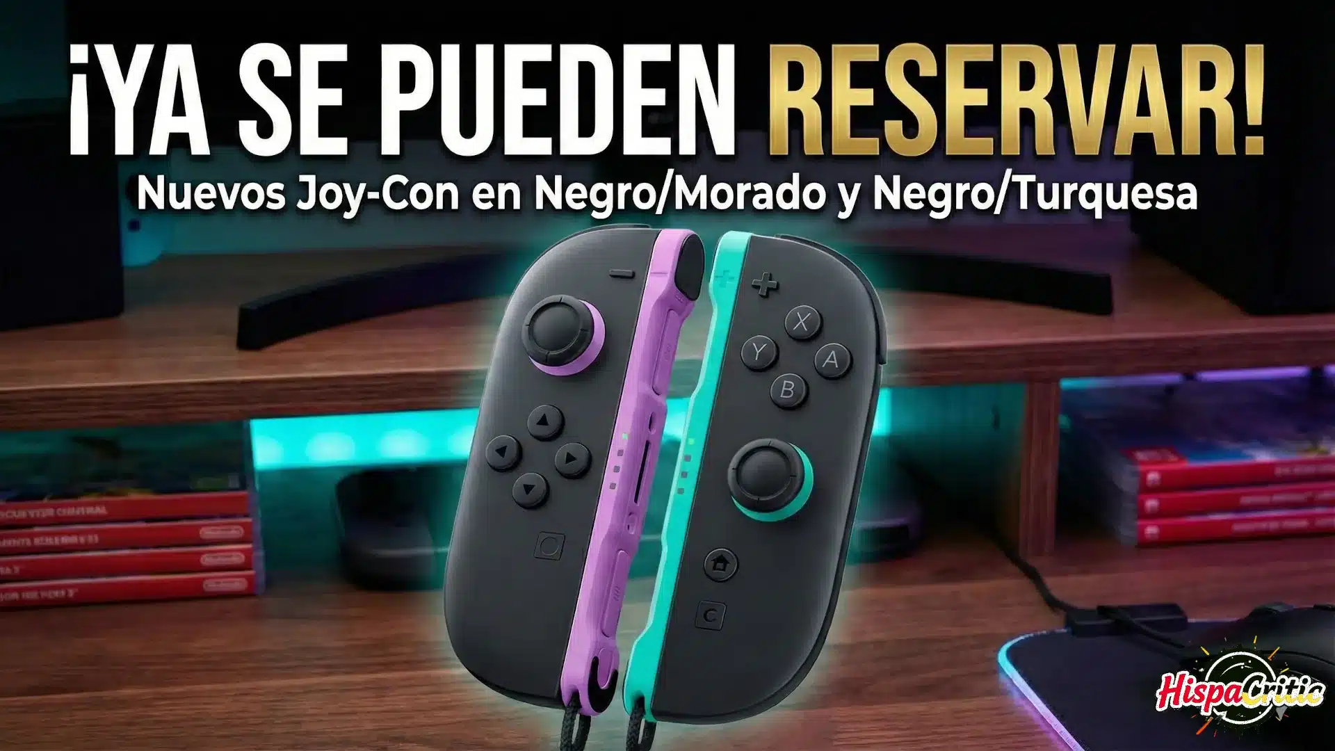¡Ya puedes reservar los nuevos Joy-Con 2! Su precio y colores te van a sorprender