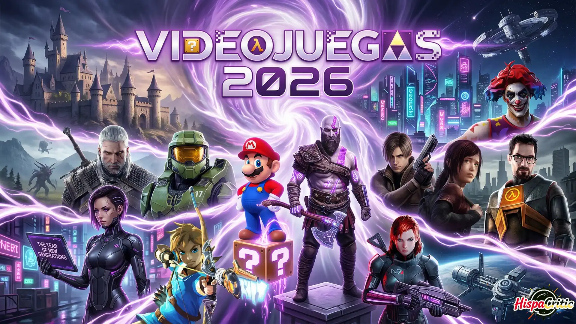 Calendario de lanzamientos de juegos para 2026