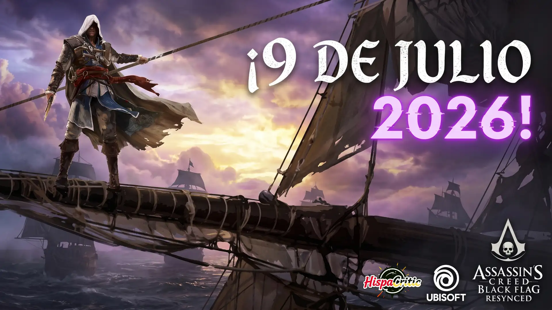 ¡Regreso triunfal! El lanzamiento de Assassin’s Creed: Black Flag Resynced ya tiene fecha