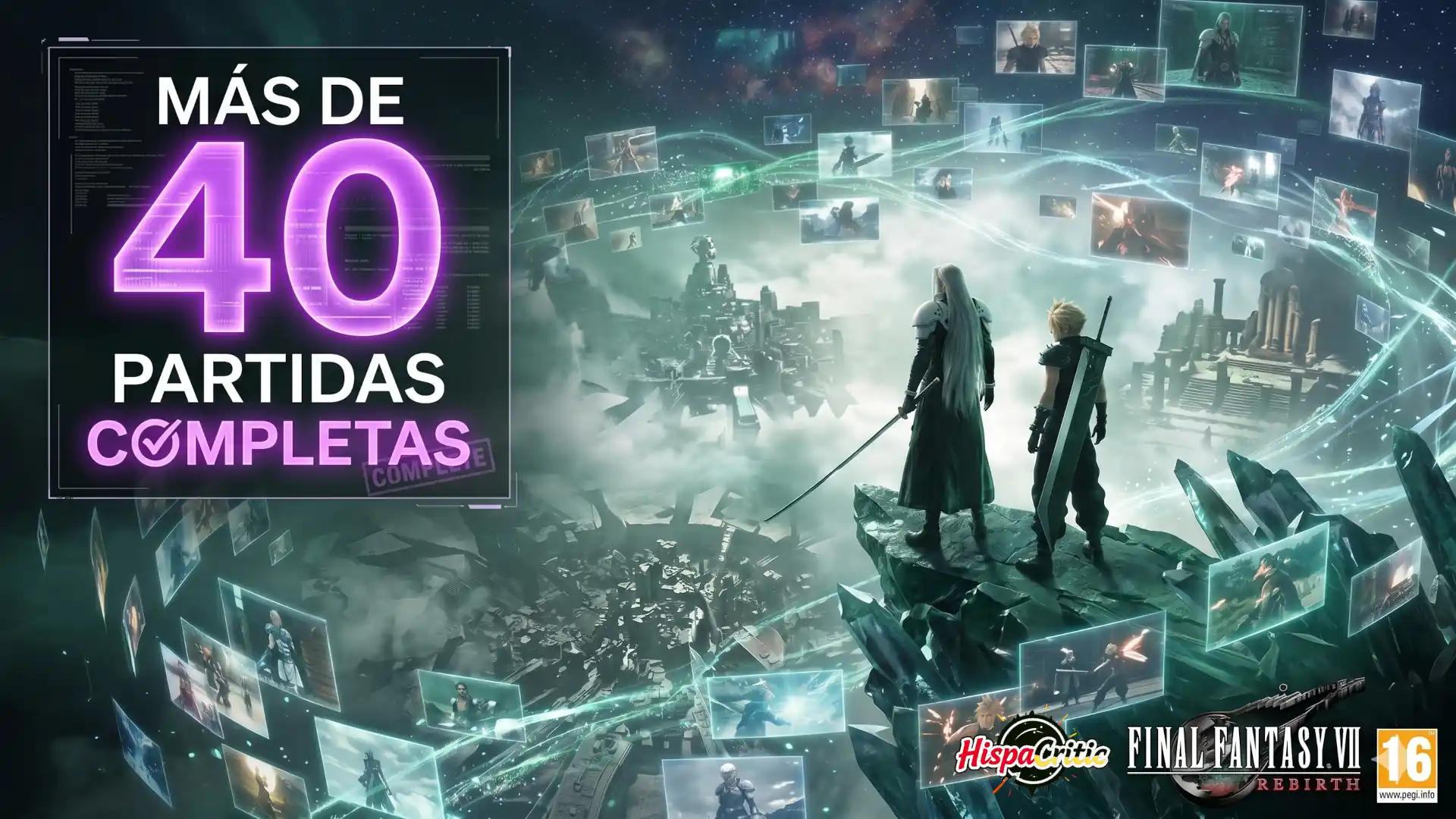 El desarrollo de Final Fantasy VII está avanzado. El director ha completado más de 40 partidas completas