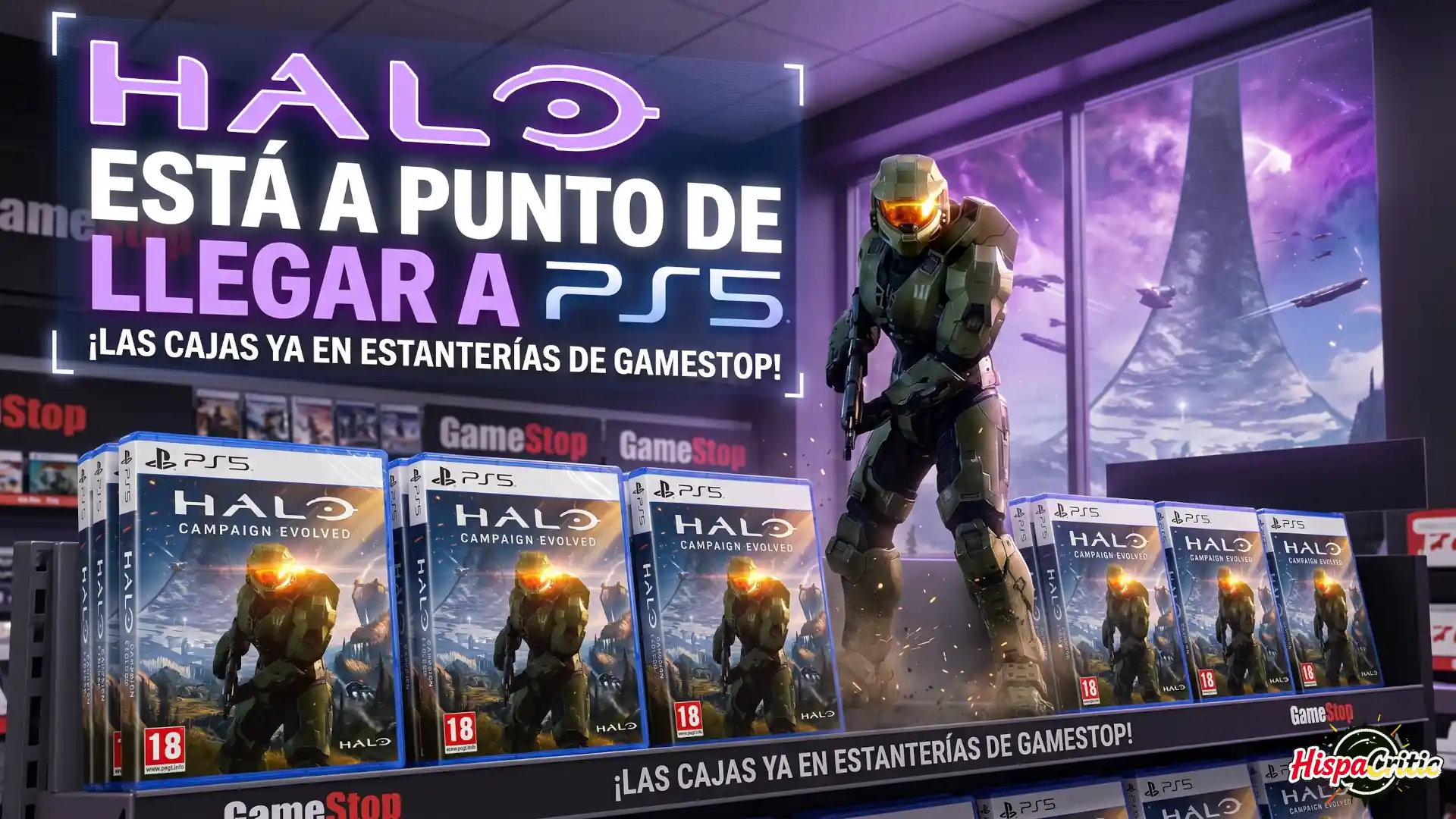 El histórico debut de Halo en PlayStation 5 humilla a la nostalgia y revoluciona el mercado físico