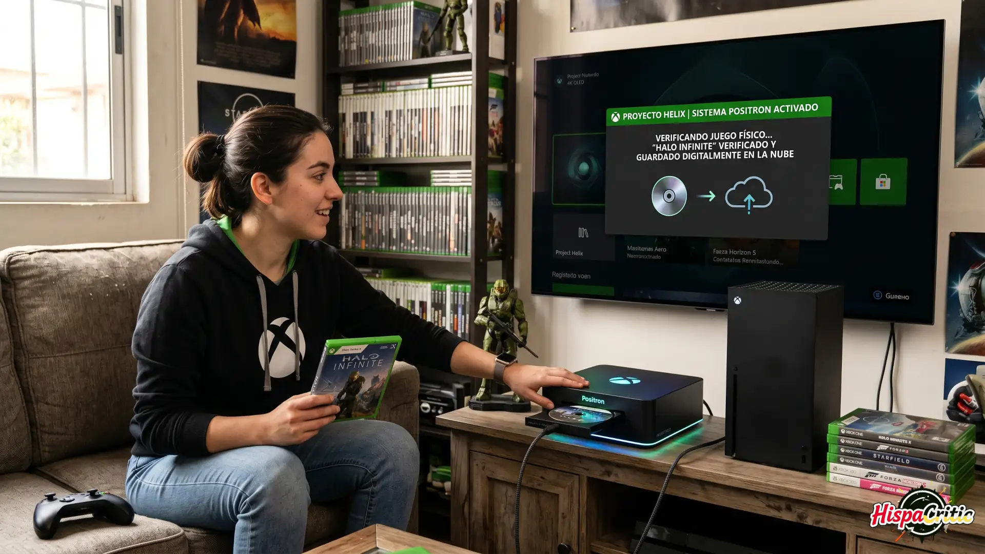 ¿Es el fin de los discos? El sistema Positron de Microsoft llega para salvar tus juegos físicos de Xbox