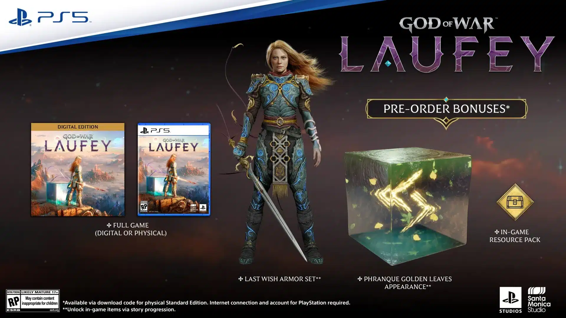 Sony confirma las brutales reservas de God of War Laufey: ediciones y extras al descubierto
